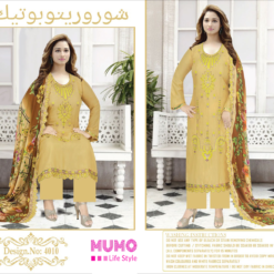 Alternative view of Original Pakistani Swiss Cotton Three Piece