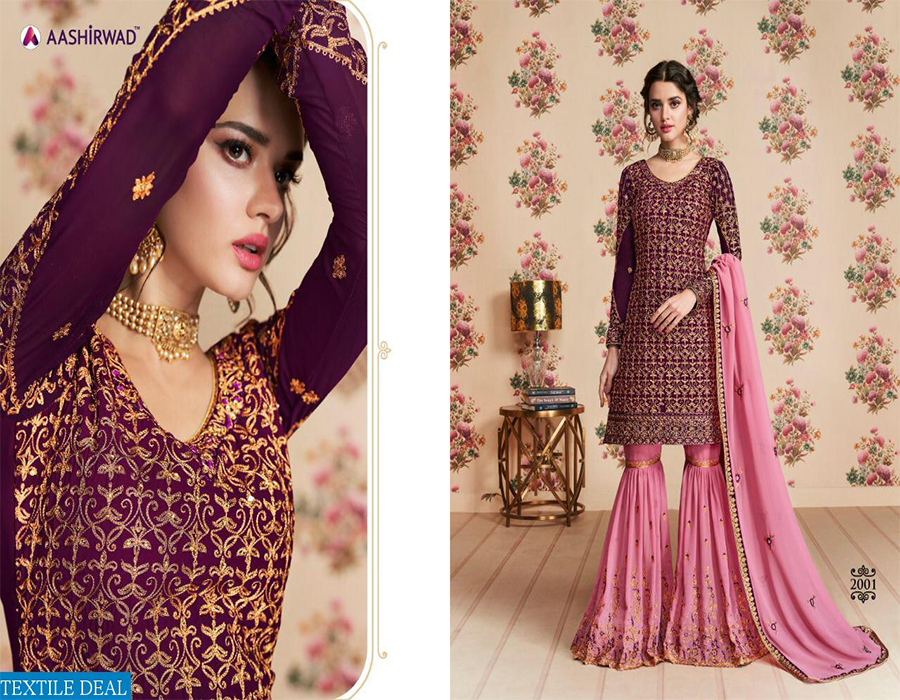 Aashirwad Nafiza Gharara Dresses - Image 5