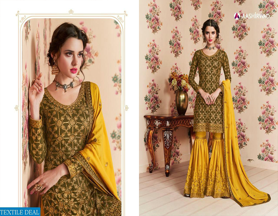 Aashirwad Nafiza Gharara Dresses - Image 2