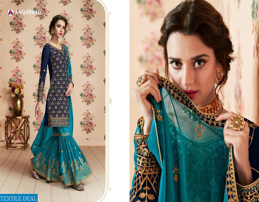 Aashirwad Nafiza Gharara Dresses - Image 3