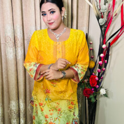 Alternative view of Bin Saeed Pakistani Cotton Printed Kurti