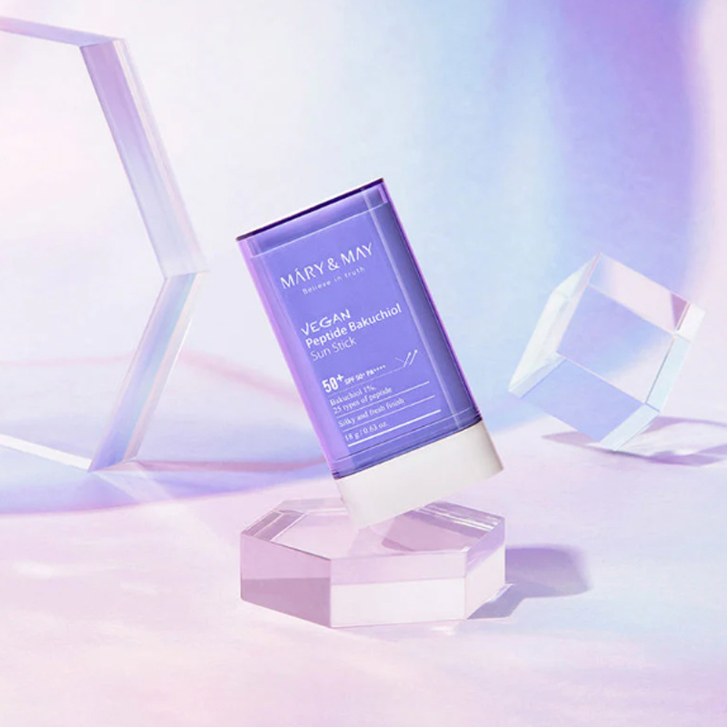 Mary&May Vegan Peptide Bakuchiol Sun Stick Spf50+ pa++++ 18G - Image 4