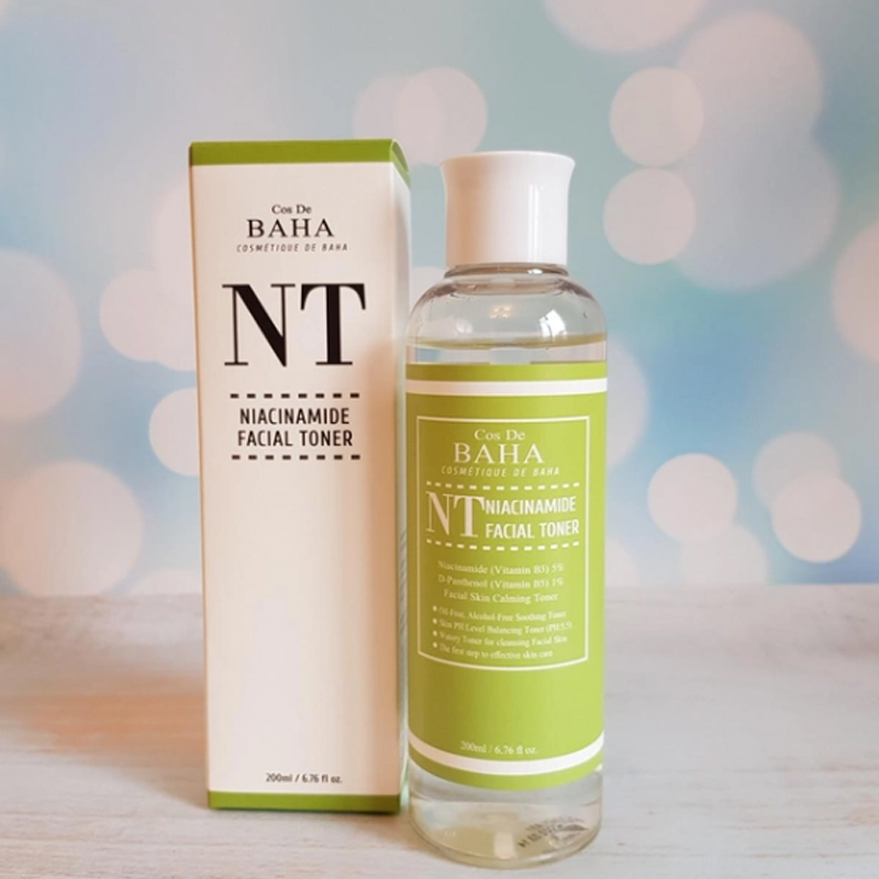 Cos De Baha Niacinamide Facial Toner Hydrating, Pore Minimizing 200ml (NT) - Image 4