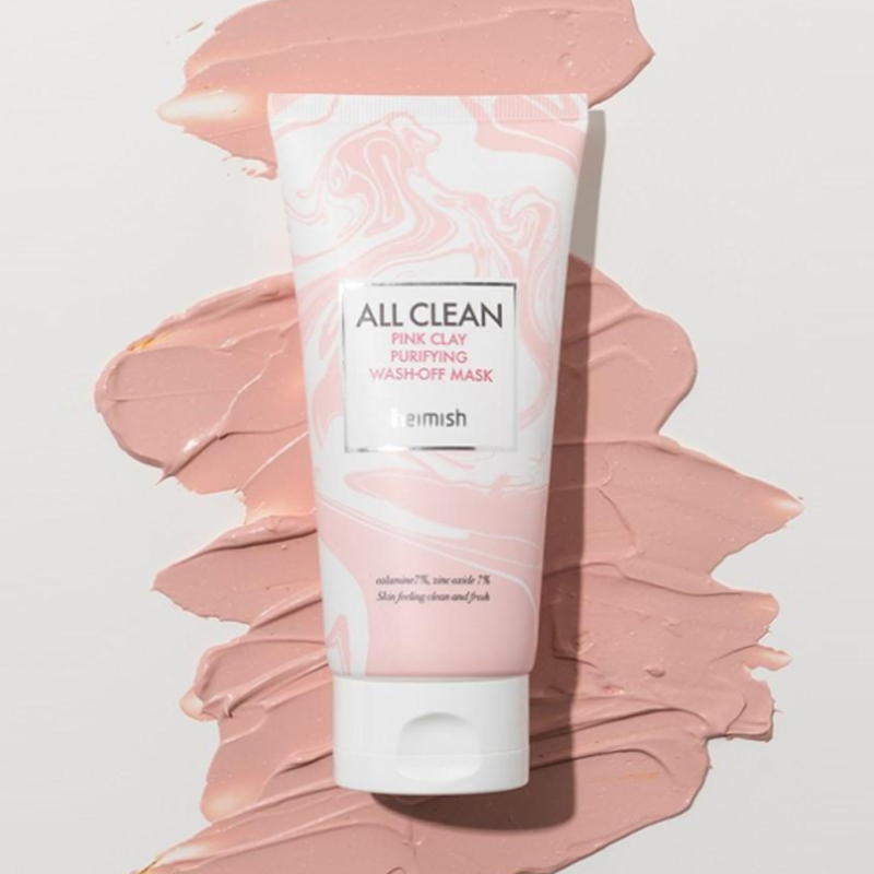 heimish all clean pink clay purifying wash-off mask 150g - Image 4