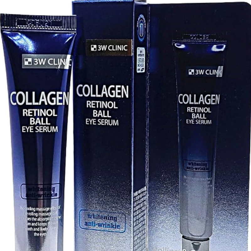 3W Clinic Collagen Retinol Ball Eye Serum 30ml - Image 3
