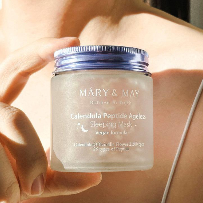 Mary&May Calendula Peptide Ageless Sleeping Mask 110G - Image 2