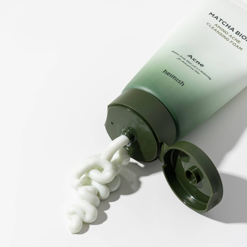Heimish Matcha Biome Amino Acne Cleansing Foam 150ml - Image 3