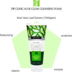 Alternative view of 3W Clinic Aloe Clear Cleansing Foam 180ml