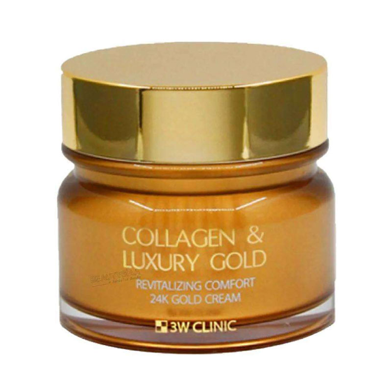 3w Clinic Collagen & Luxury Gold Revitalizing Comfort Cream 24k Gold 100g
