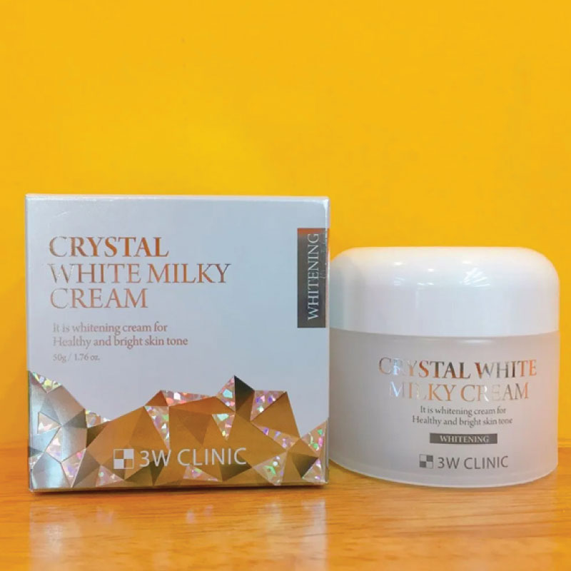 3W CLINIC Crystal White Milky Cream (50 Gm) - Image 3