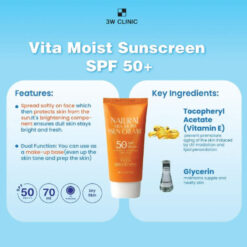 Alternative view of 3W Clinic Natural Vita-Moist Sun Cream SPF 50+ PA+++