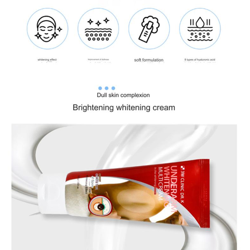 3W Clinic Underarm Whitening Multi Cream 100g (In Bangladesh) - Image 3