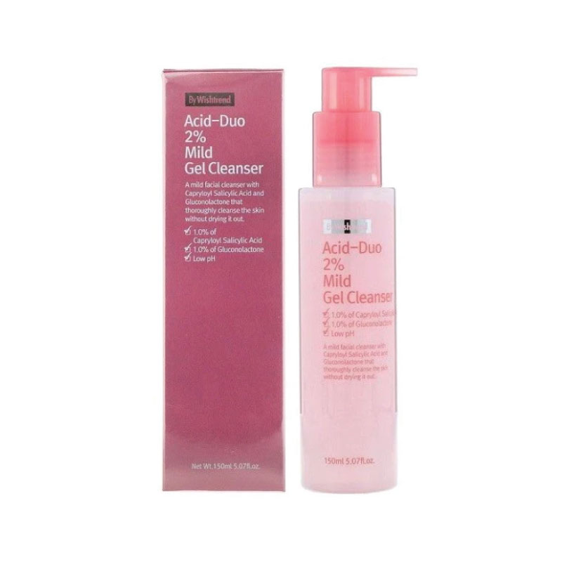 BY WISHTREND Acid-duo 2% Mild Gel Cleanser 150ml - Image 3