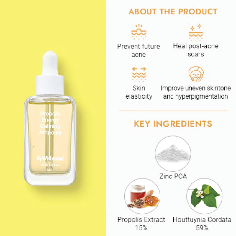 BY WISHTREND Propolis Energy Calming Ampoule 30ml - Image 2