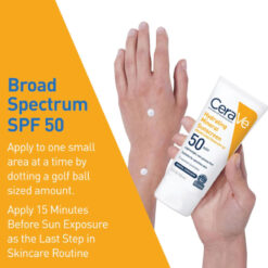 Alternative view of CeraVe Hydrating Mineral Body Sunscreen Broad Spectrum SPF 50 150ml