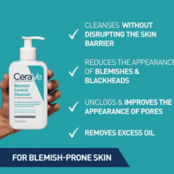 Alternative view of CeraVe Blemish Control Face Cleanser with 2% Salicylic Acid Niacinamide for Blemish-Prone Skin