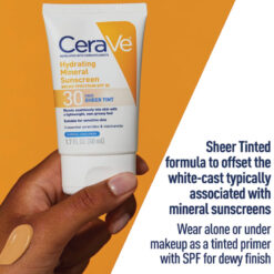 Alternative view of Cerave Hydrating Mineral Sunscreen SPF 30 Face Sheer Tint 50ml