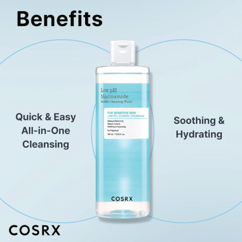 Cosrx Low Ph Niacinamide Micellar Cleansing Water 100ml - Image 3