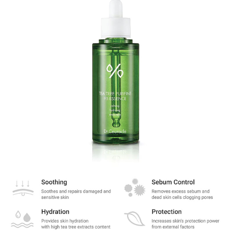 Dr. Ceuracle Tea Tree Purifine 95 Essence 50ml - Image 3