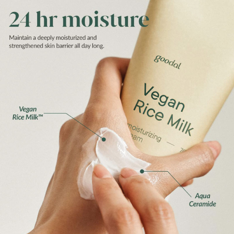 Goodal Vegan Rice Milk Moisturizing Sun Cream 50ml - Image 2