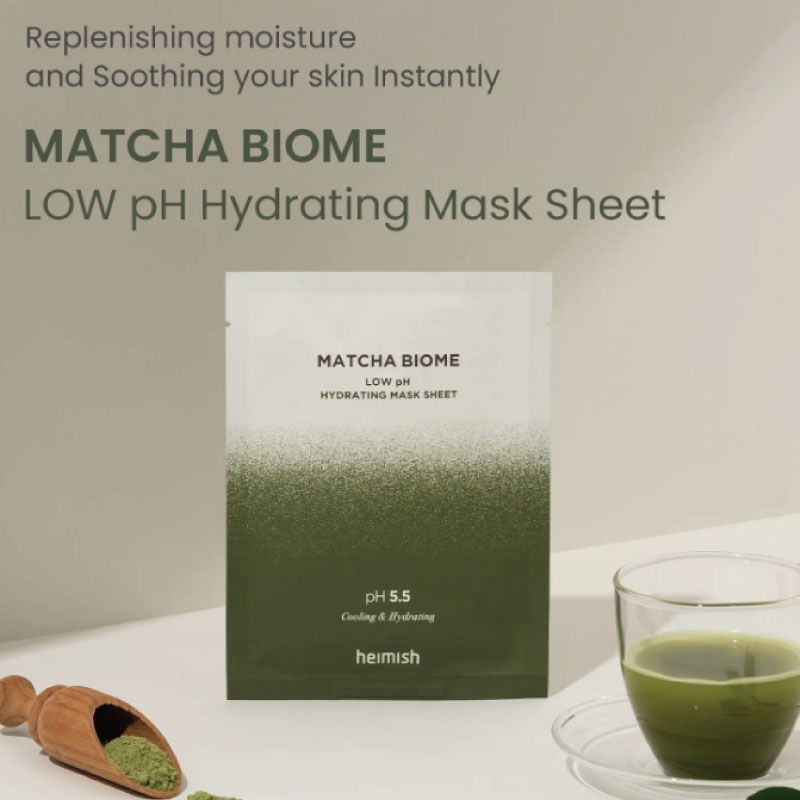 Heimish Matcha Biome Low pH Hydrating Mask Sheet 30ml (BUY 5 GET 5 FREE) (In Bangladesh) - Image 3