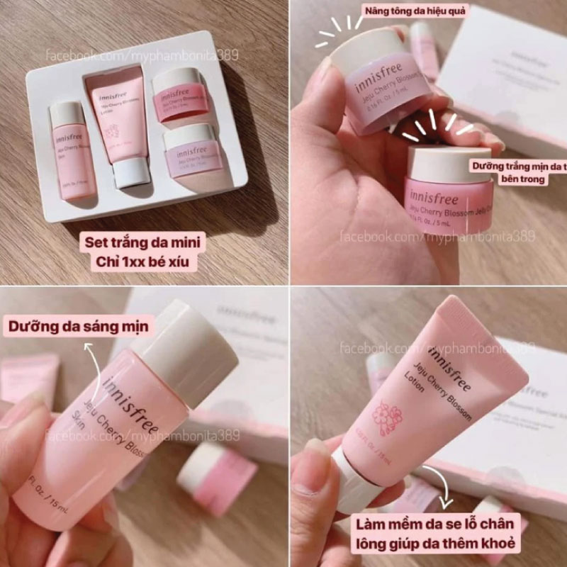 Innisfree Jeju Cherry Blossom Special Kit - Image 2