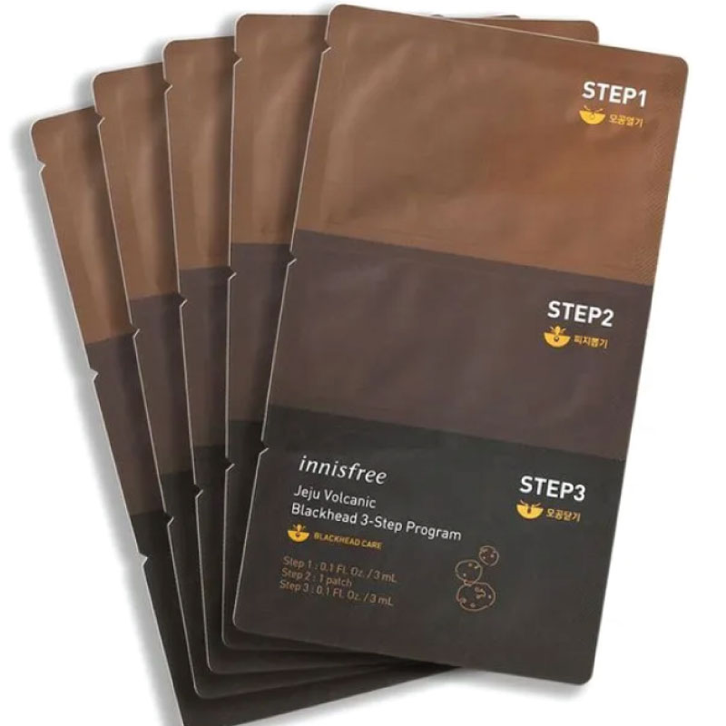 Innisfree Jeju volcanic blackhead 3 step Program - Image 3