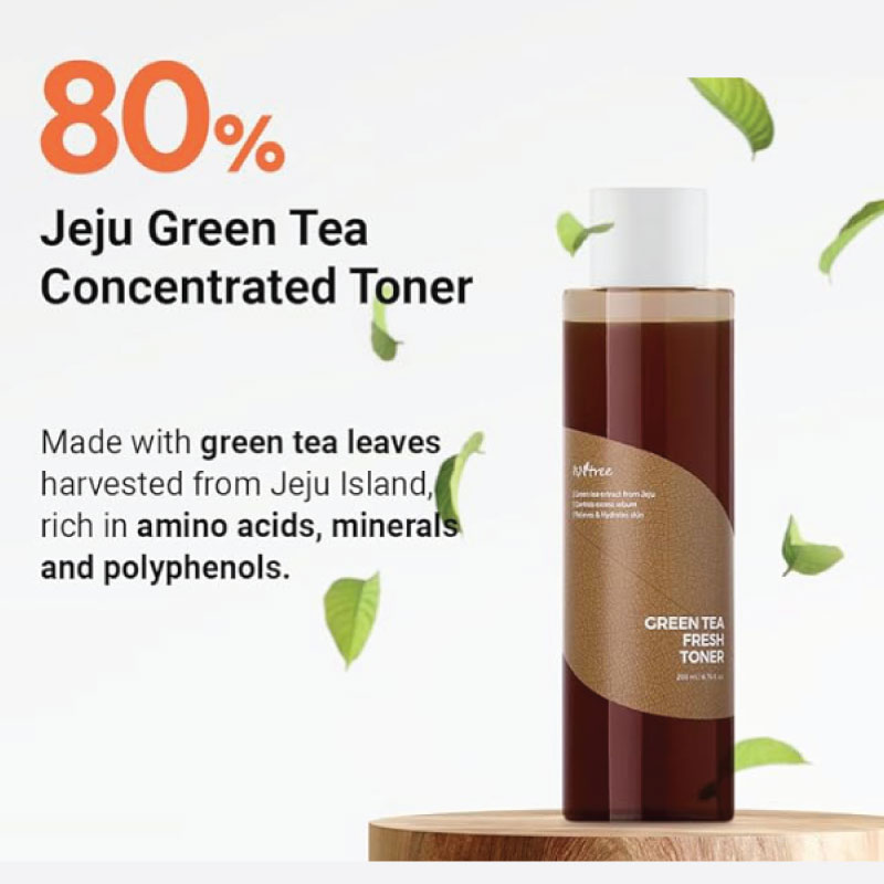 Isntree Green Tea Fresh Toner 200ml - Image 3