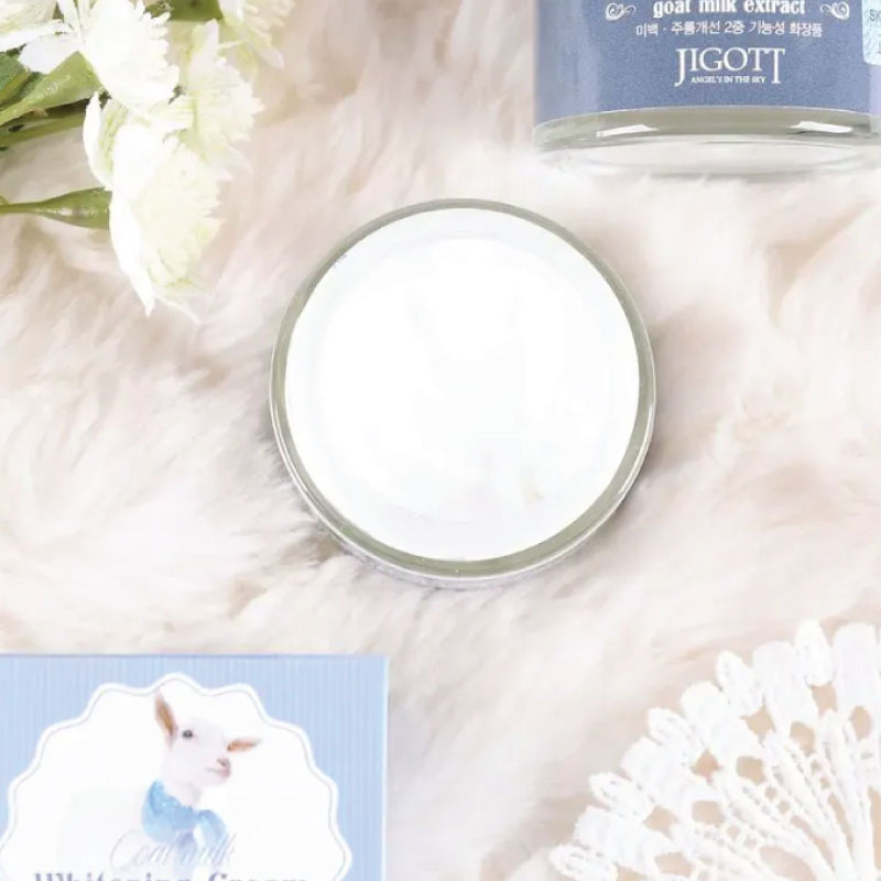 Jigott Goat Milk Brightening Cream – 70ml - Image 3