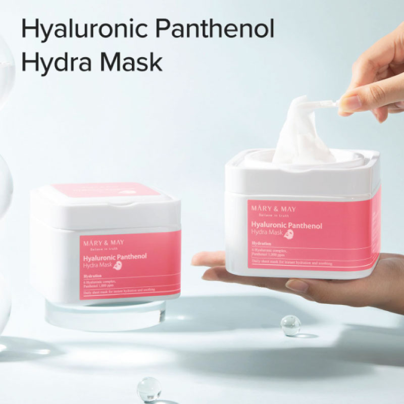 MARY & MAY Hyaluronic Panthenol Hydra Mask (30ea) (In Bangladesh) - Image 2