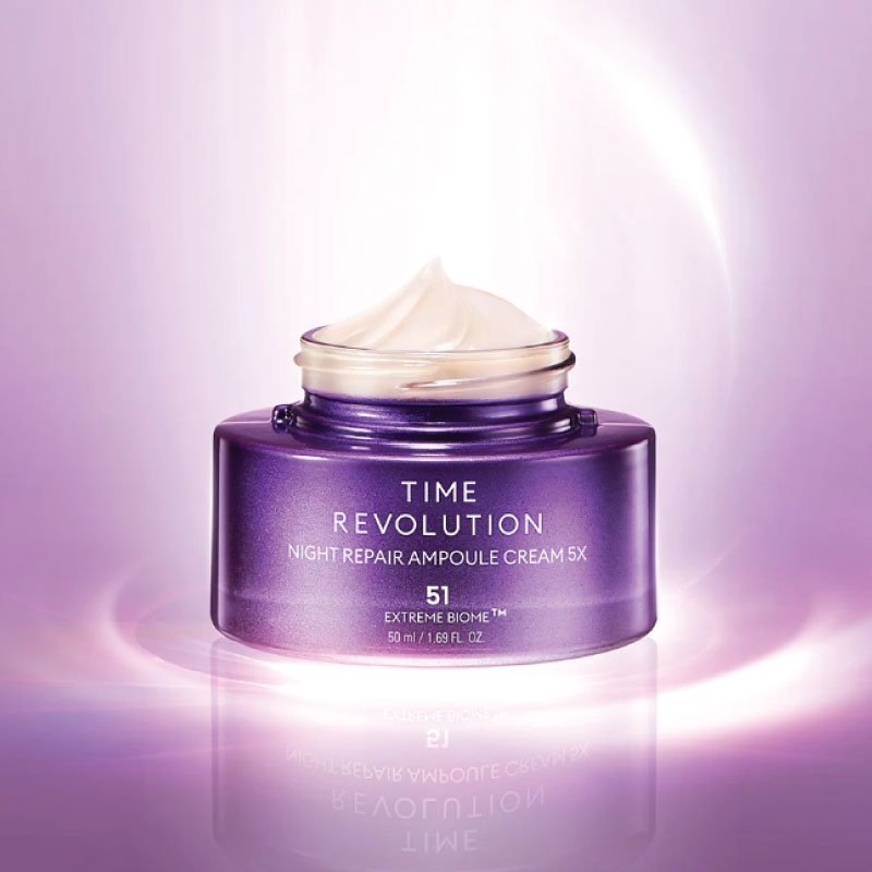 Missha Time Revolution Night Repair Ampoule Cream 5x 50ml (In Bangladesh) - Image 2