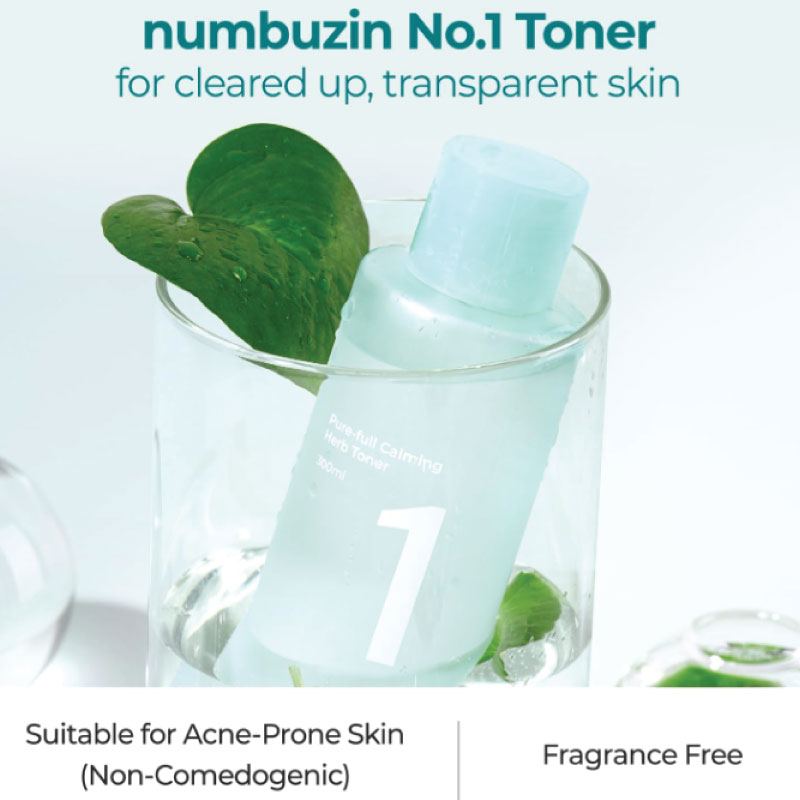 Numbuzin No.1 Pure-full Calming Herb Toner 300ml (In Bangladesh) - Image 2