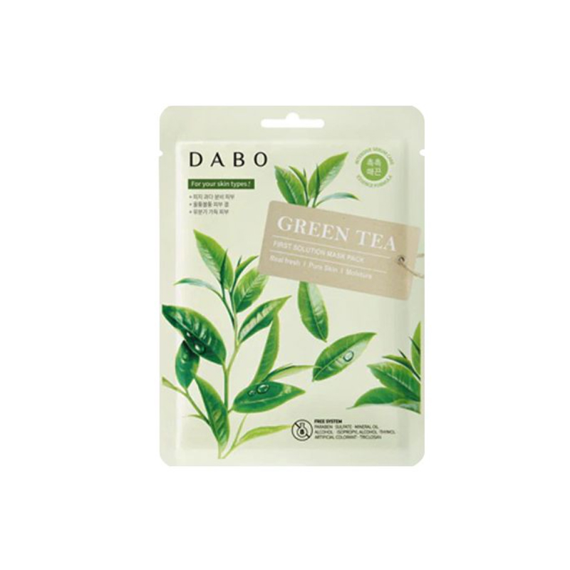 Dabo First Solution Green Tea Mask Pack 23g (In Bangladesh) - Image 2
