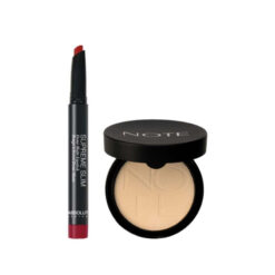 Absolute New York Matte Lipstick – Dahlia – MLSS56 & Note Compact Powder Combo