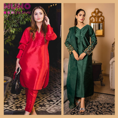 Top Pakistani Silk Dress Design